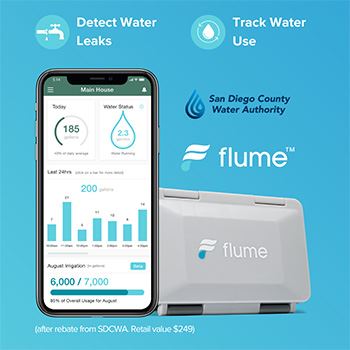 flume rebate offer from SDCWA