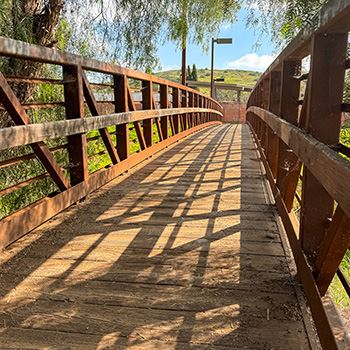 poway creek trail bridge