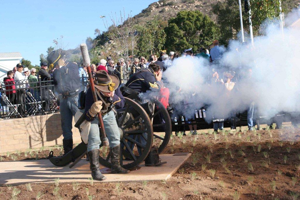 Vets Day cannon