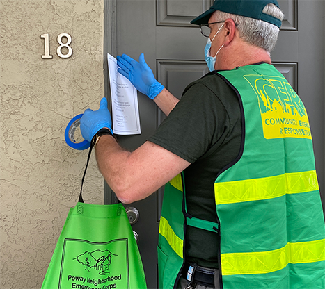 Volunteers aid during pandemic