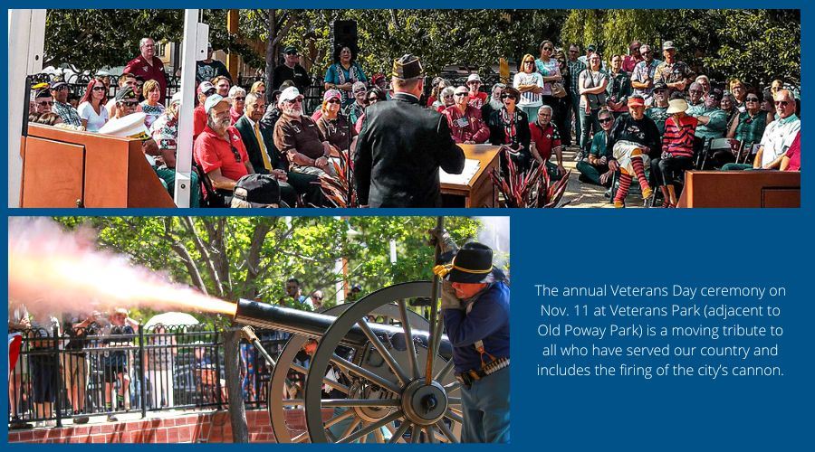 Veterans Ceremony on Nov 11 includes the firing of the city's canon