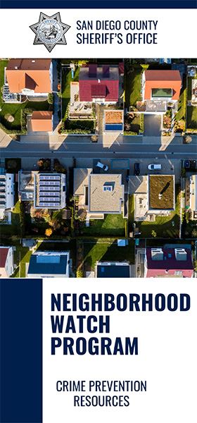 Sheriffs Neighborhood Watch 2025 brochure cover